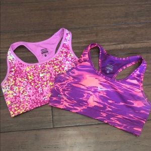 Set of Two Nike Sports Bra Bundle